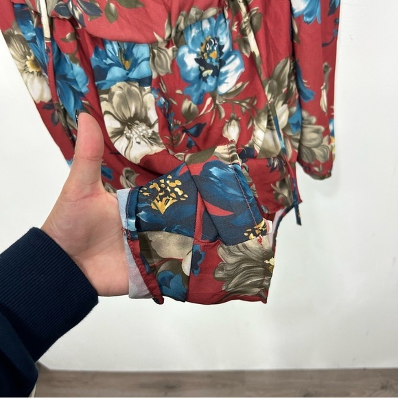 PEACH LOVE NWT floral longsleeve romper X6 - Picture 7 of 7